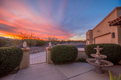 Sunset or twilight or golden hour