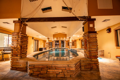 Inside pool areas if applicable